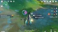 Investigate the pillar of light to get the core (Image via HoYoverse)
